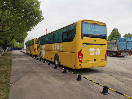 Puerta doble usada Seat de lujo del motor posterior de Rhd de los asientos de Buses 46 del coche del Vip Yutong ZK6119