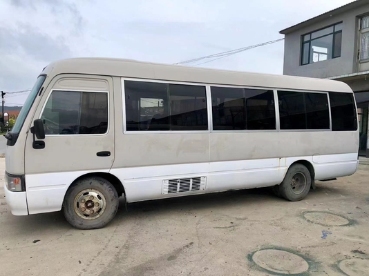 30 Seater utilizaron el práctico de costa transporta a Mini Coach Bus 1HZ Front Engine Bus