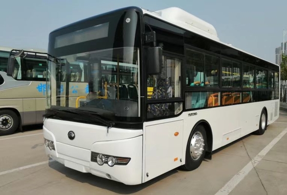 Autobús 40 de Used Yutong City del coche del transporte CNG - transporte ZK6106 de la distancia del cortocircuito 100people