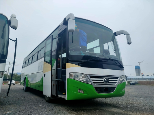 Asientos usados Zk6112d del autobús 53 del pasajero de la suspensión de la primavera de placa de Yutong Front Engine Bus Lhd /Rhd