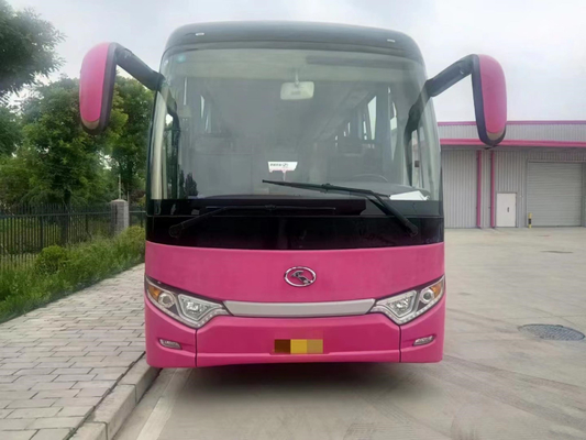 Vehículo eléctrico híbrido usado autobús de la suspensión 49seats del airbag de Kinglong XMQ6112 del turismo