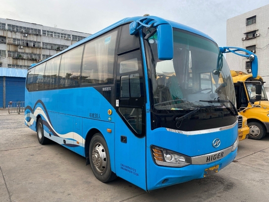 Un autobús más alto en mano euro diesel del estándar de emisión de Tanzania Weichai 245hp 38seats segundo