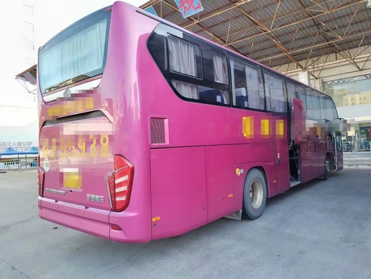 2017 motor diesel usado Seater del autobús ZK6128 de Yutong del año 46 en buenas condiciones