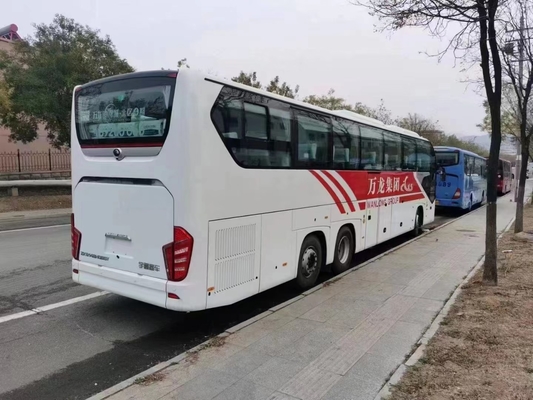 Autobús de pasajeros usado 56 plazas Yutong Eje trasero doble ZK6148 2020 años Autocar de lujo