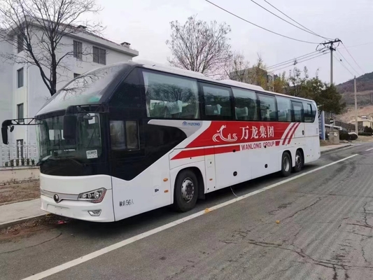 Autobús de pasajeros usado 56 plazas Yutong Eje trasero doble ZK6148 2020 años Autocar de lujo