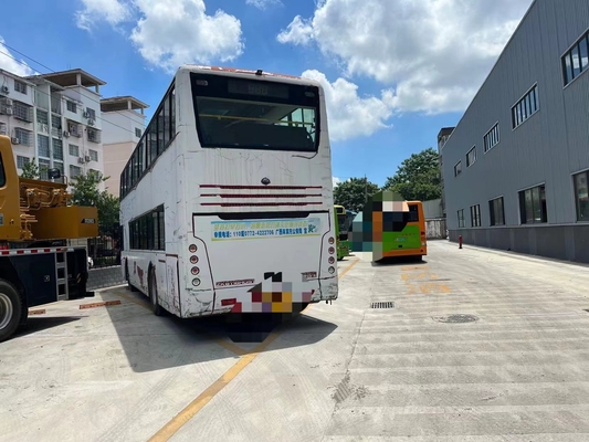 Zk6116HG utilizó Travel Bus Yutong 86/78 personas segunda mano City Bus Double Deck
