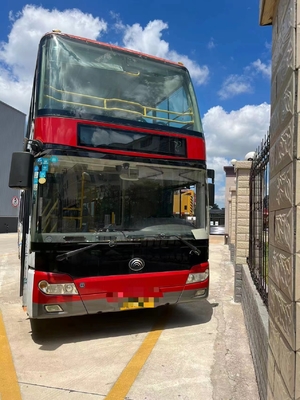 Zk6116HG utilizó Travel Bus Yutong 86/78 personas segunda mano City Bus Double Deck