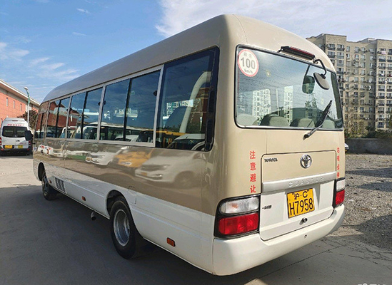 Mano 18Kw 1.6T del autobús segundo de Mini Used Toyota Coaster Coach