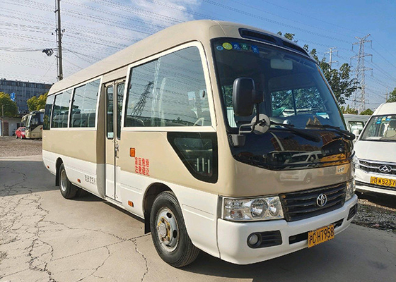 Mano 18Kw 1.6T del autobús segundo de Mini Used Toyota Coaster Coach