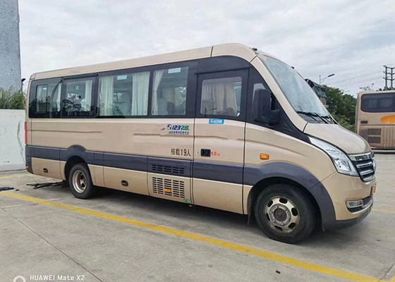 euro 3 de la conducción a la derecha 4650kg de 1.6Kw Mini Yutong Used Coach Bus