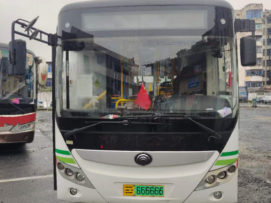 53 mano usada ciudad Yutong ISUZU 6WF1D del autobús segundo del pasajero de los asientos