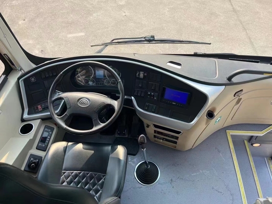 2015 coche usado viajero de la emisión del euro 3 de la mano del autobús segundo de Yutong del pasajero