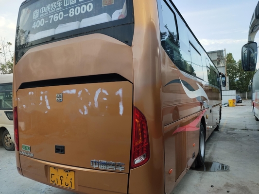 LCK6100 44seater utilizó la impulsión de la mano izquierda de las puertas del motor dos de Zhongtong Bus Yuchai del coche