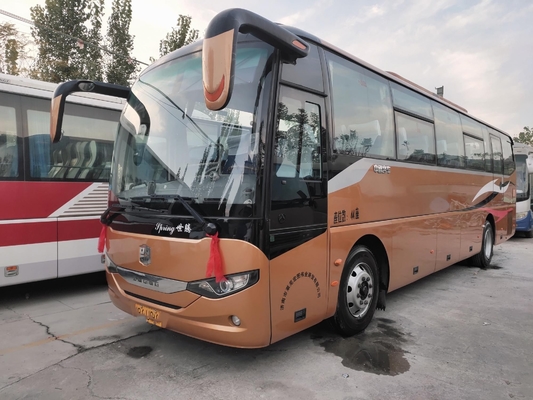 LCK6100 44seater utilizó la impulsión de la mano izquierda de las puertas del motor dos de Zhongtong Bus Yuchai del coche