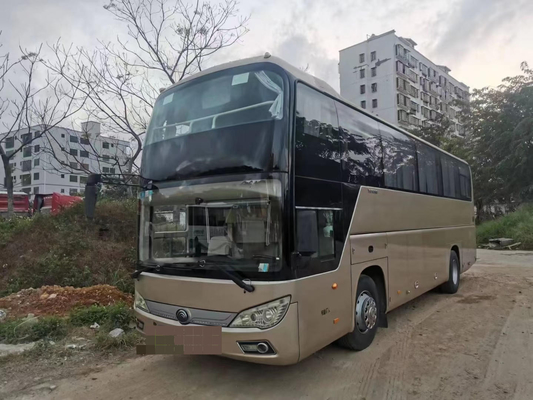 el autobús de lujo del coche utilizó el autobús de la mano del autobús segundo del transporte del pasajero de los asientos del yutong 47 en venta