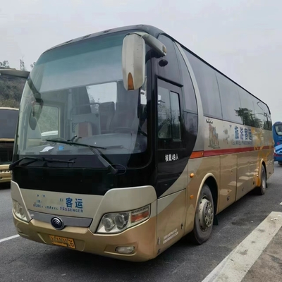 la 2da marca Yutong 49seater del coche ZK6110 de la mano utilizó motor de Yuchai de las puertas del autobús del viaje el solo