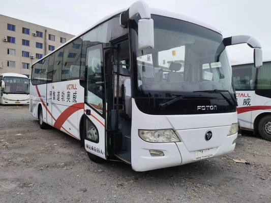 Coach Second Hand 55seater 2+3layout Bus FOTON Yuchai Engine Shuttle Bus BJ6103