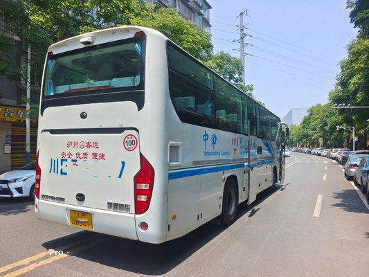 La salida posterior usada del motor del pequeño del autobús 39 de los asientos autobús blanco de Yutong utilizó el autobús de lujo para África