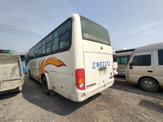 Suspensión usada del resorte plano de Yutong de la conducción a la derecha de Bus MINI Van 43seater del coche con la condición del aire