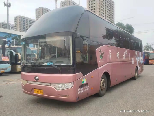 El autobús en venta 51 Seaters del pasajero de Yutong de la segunda mano modela a Zk 6122