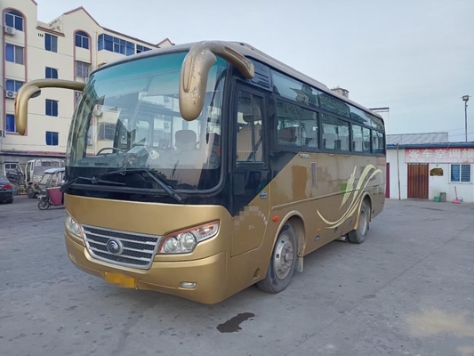 Aire acondicionado de larga distancia del autobús ZK6792D de Yutong del motor de Yuchai de los asientos de Front Engine Bus 35