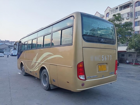 Aire acondicionado de larga distancia del autobús ZK6792D de Yutong del motor de Yuchai de los asientos de Front Engine Bus 35