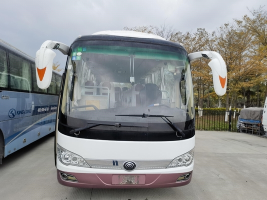 Los autocares usados utilizaron el autobús ZK6816H5Y 34 de Yutong asientan el aire acondicionado del motor de Yuchai