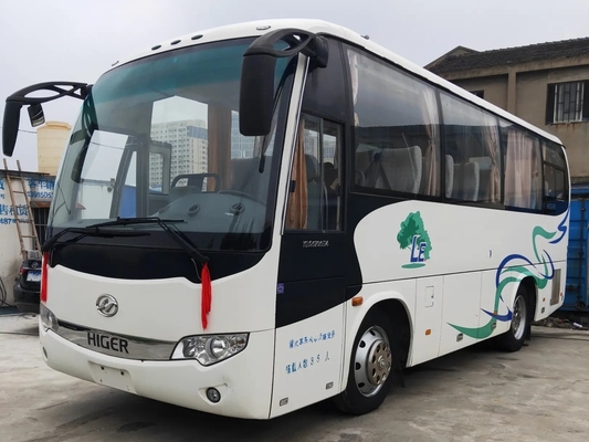 el 2do autobús de la mano utilizó el motor de Yuchai del aire acondicionado de los asientos del autobús KLQ6796E4 35 de Kinglong