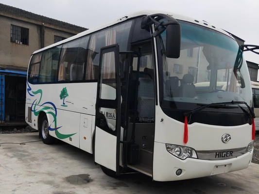 el 2do autobús de la mano utilizó el motor de Yuchai del aire acondicionado de los asientos del autobús KLQ6796E4 35 de Kinglong