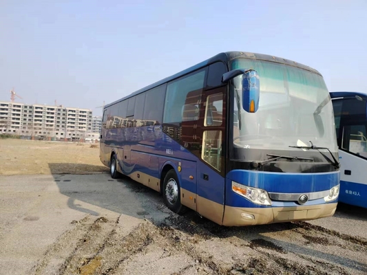 Motor usado Tong Bus joven de Weichai de la suspensión del resorte plano de las puertas dobles de los asientos del autobús 51 del pasajero