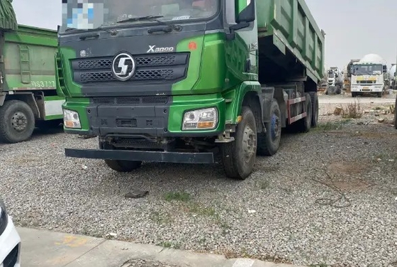 Camión volquete comercial usado de la mano SHACMAN D'LONG X3000 del motor segundo de los camiones 8×4 430hp Weichai