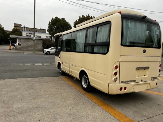 Mini Coach Front Engine usado 19 asienta el autobús ZK6609D de Yutong de la mano del aire acondicionado segundo del motor diesel