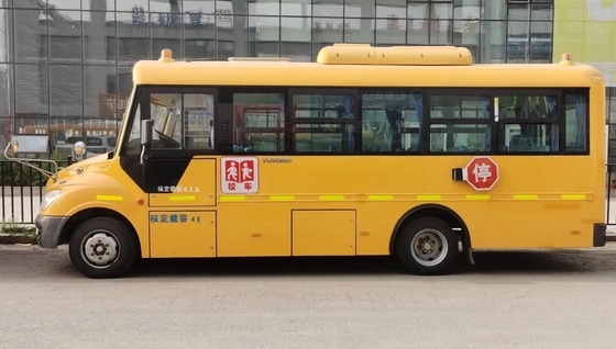 Asientos usados compra del autobús escolar 41 7 metros que resbalan el 2do Yutong autobús ZK6729D de Windows