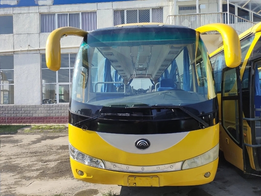 30 asientos utilizaron la mano amarilla Yutong ZK6798 del motor segundo de Yuchai del color de los coches de pasajero