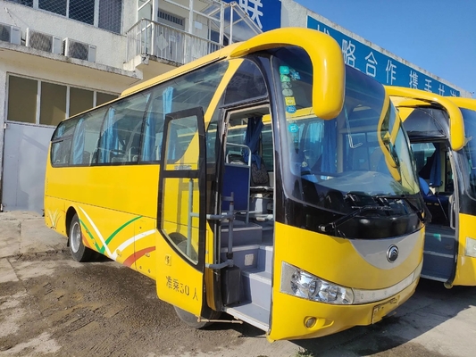 30 asientos utilizaron la mano amarilla Yutong ZK6798 del motor segundo de Yuchai del color de los coches de pasajero