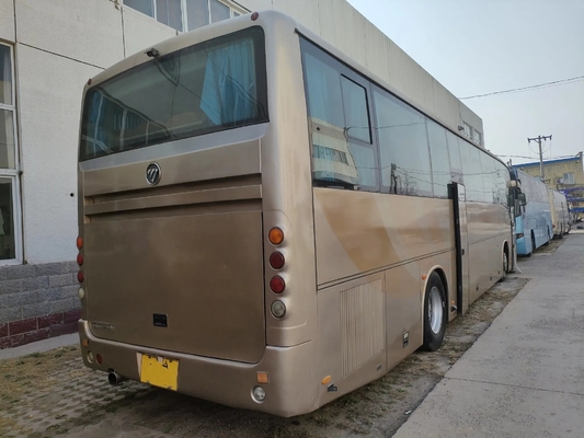 Mano comercial usada Foton BJ6120 del motor 330hp segundo de Yuchai de los asientos de las puertas dobles 53 del autobús