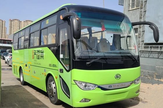 Autobús medio usado HFF6909 de Ankai de la puerta de los asientos de la ventana 36 de Yuchai Engine Sliding del autobús y del coche