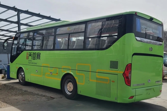 Autobús medio usado HFF6909 de Ankai de la puerta de los asientos de la ventana 36 de Yuchai Engine Sliding del autobús y del coche