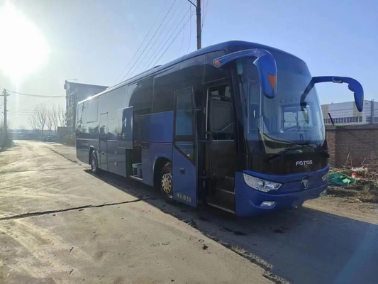 El motor 12 de Weichai del autobús turístico de la segunda mano mide puertas dobles 50 asientos Foton usado CA BJ6122