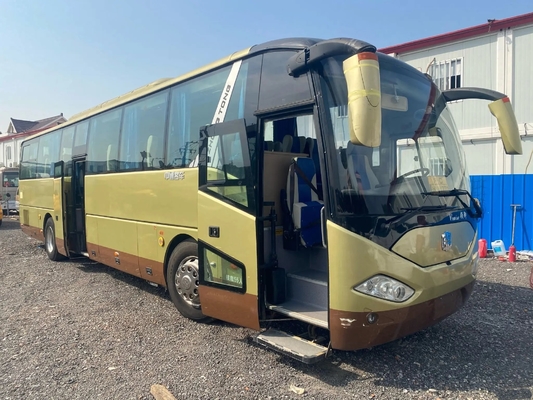 La ventana del lacre de las puertas dobles del motor de los asientos 330hp Wechai de Second Hand 55 del coche utilizó el autobús LCK6120 de Zhongtoong