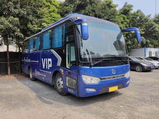 2dos asientos del motor 220hp 38 de Yuchai del autobús de la mano que sellan la ventana 8,7 metros de Dragon Bus de oro usado XML6887