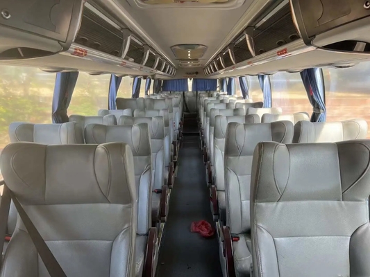 Mano usada un KLQ6122 más alto del EURO IV medio de la puerta del aire acondicionado del freno de disco de los asientos del autobús y del coche 49 segundo