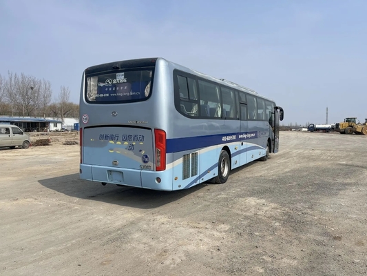el 2do autobús de la mano 2016 años utilizó el motor azul claro de Yuchai de los asientos del color 48 del autobús XMQ6120 de Kinglong 12 metros