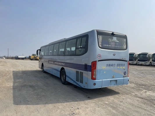 el 2do autobús de la mano 2016 años utilizó el motor azul claro de Yuchai de los asientos del color 48 del autobús XMQ6120 de Kinglong 12 metros