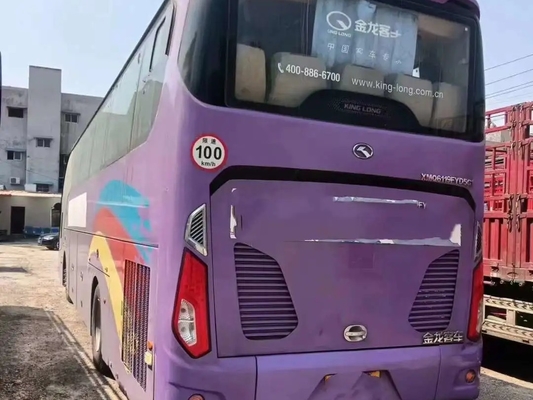 Puerta usada Kinglong XMQ6119 del aire acondicionado de los asientos de la suspensión 54 del saco hinchable del motor de Weichai del bus turístico sola
