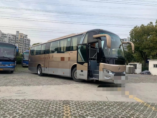 El coche usado Bus el 90% nuevos 48 asienta el motor de oro 100km/H del dragón XML6112 Weichai de la 2da impulsión de la mano
