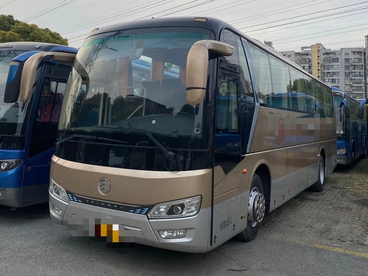 El coche usado Bus el 90% nuevos 48 asienta el motor de oro 100km/H del dragón XML6112 Weichai de la 2da impulsión de la mano