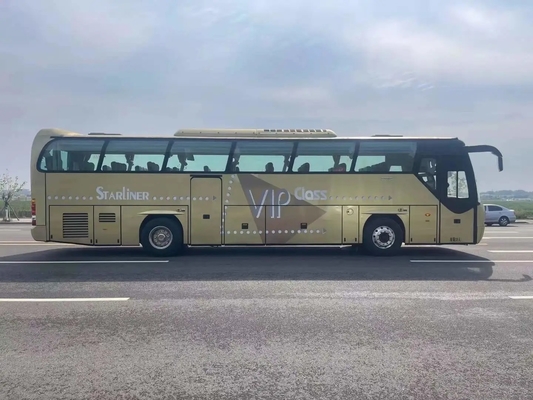 Puerta media usada del pasajero del autobús 39 de los asientos de Weichai del color de oro comercial del motor 336hp 12 metros de autobús BFC6120 de Beifang