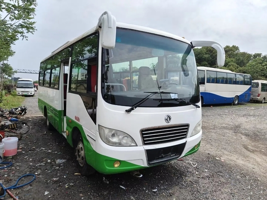 Autobús usado del viaje 2016 mano Dongfeng EQ6731 de la puerta LHD/RHD 2do de los asientos del motor 130hp 29 de Yuchai de los cilindros del año 4 sola