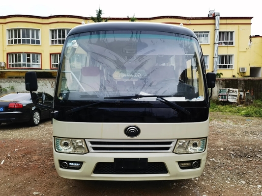 Microbús usado de 16 Seater 2016 autobús ZK6729D de Yutong de la mano de la ventana de desplazamiento de los asientos de Front Engine 19 del año LHD/RHD 2do